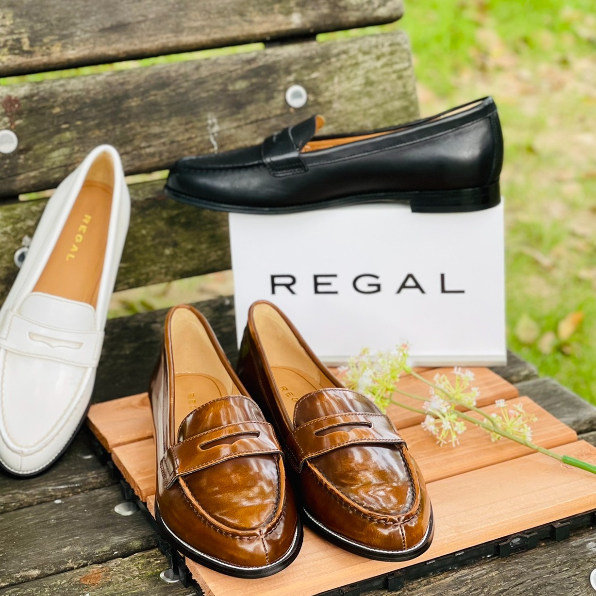 REGAL 茶色のローファー - ローファー/革靴