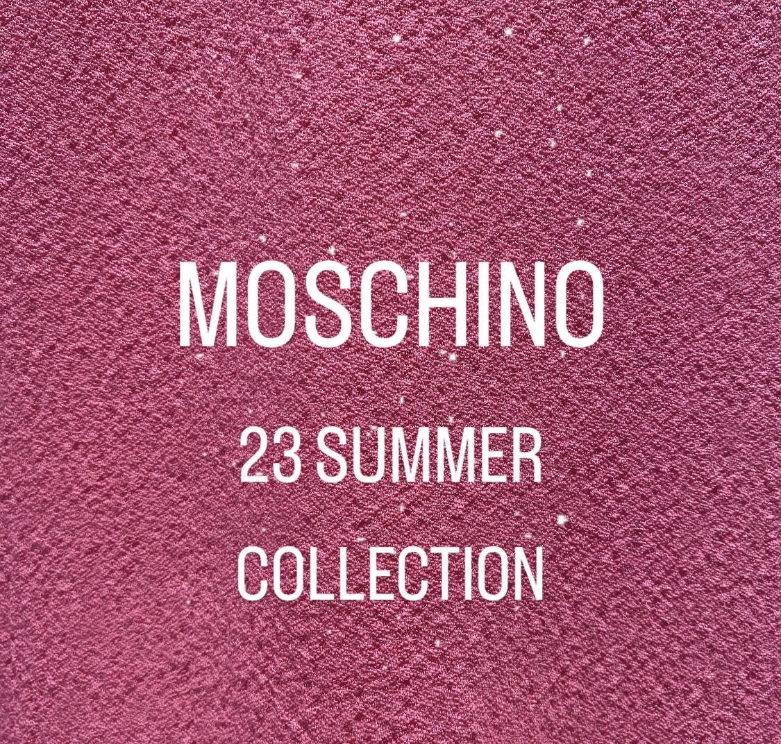 MOSCHINO”夏の主役級ワンピース”のご紹介   モスキーノ